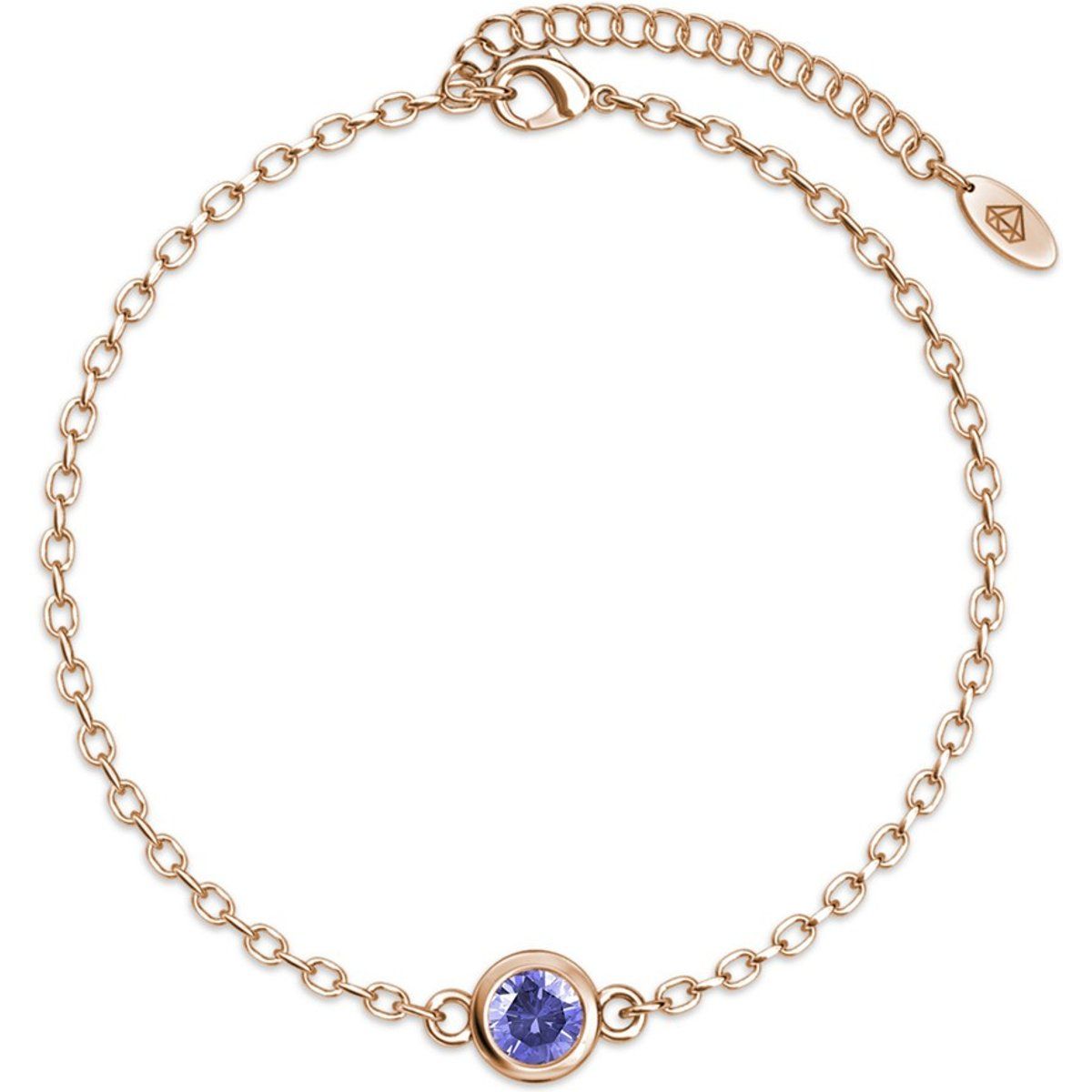Elegantes Armband mit Kristall-Zargenfassung