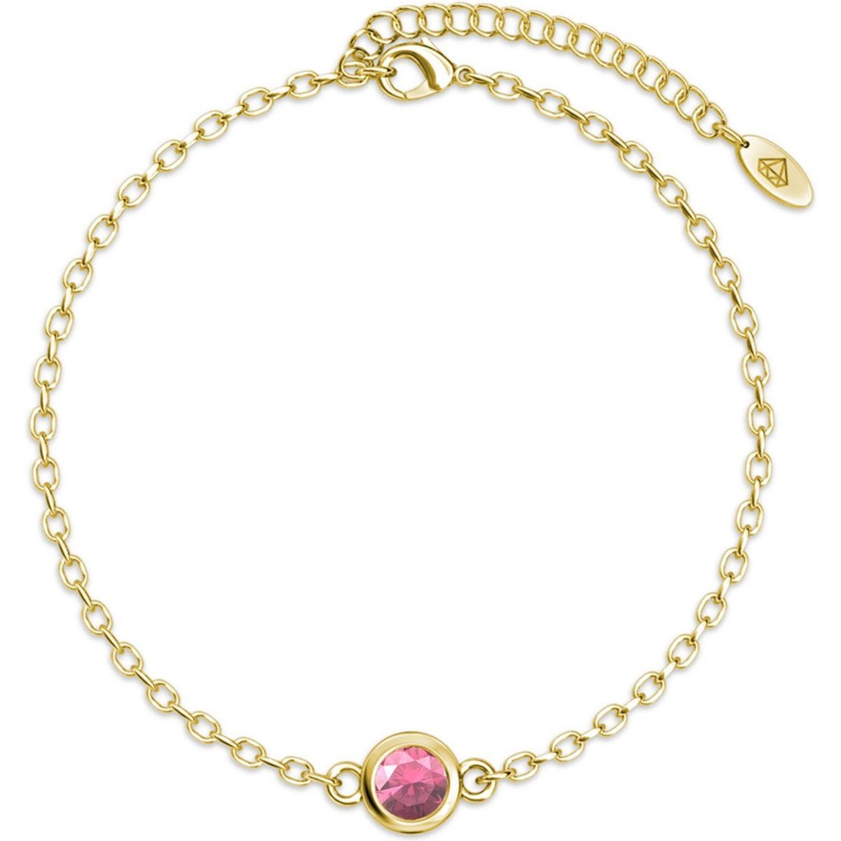 Elegantes Geburtsstein-Armband mit Kristall
