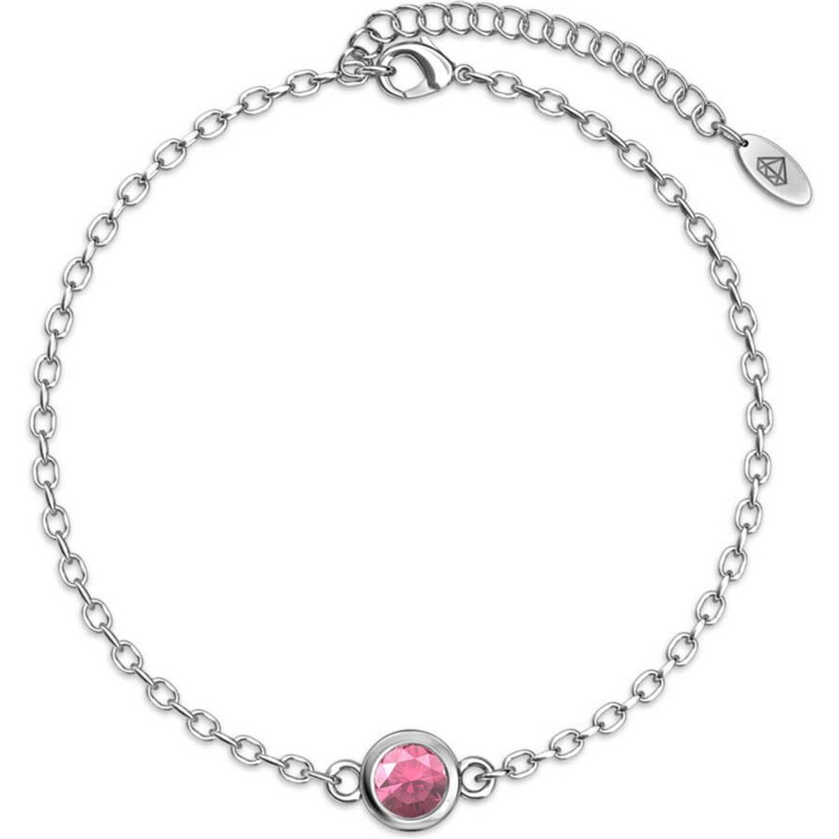 Geburtsstein-Armband mit rundem Kristall