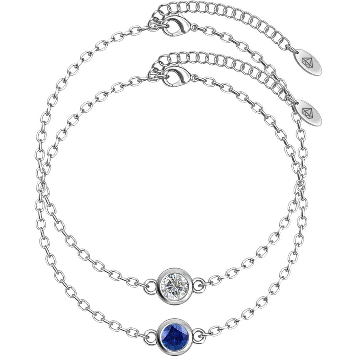 Filigranes Geburtsstein-Armband-Set