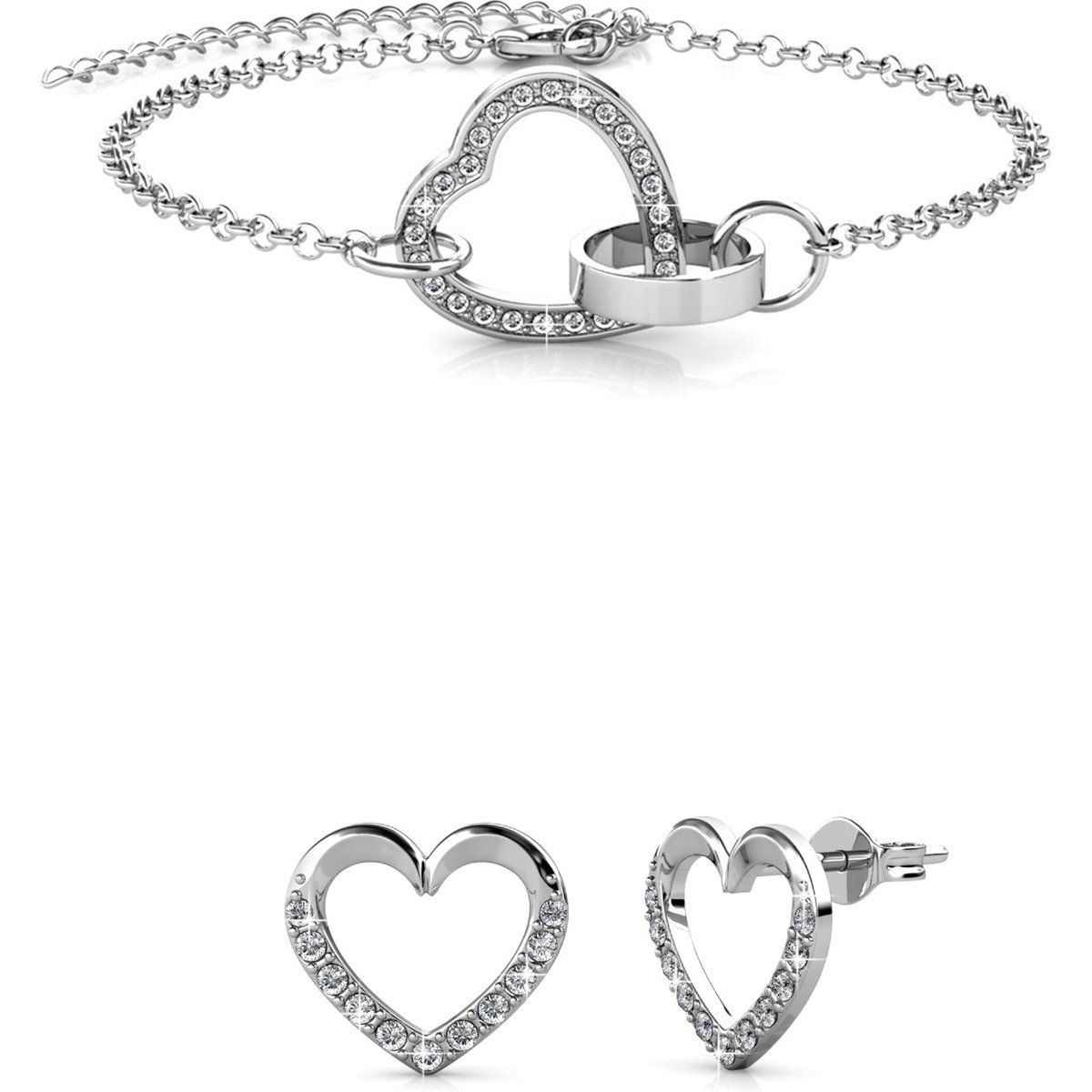 Locked Heart Schmuckset