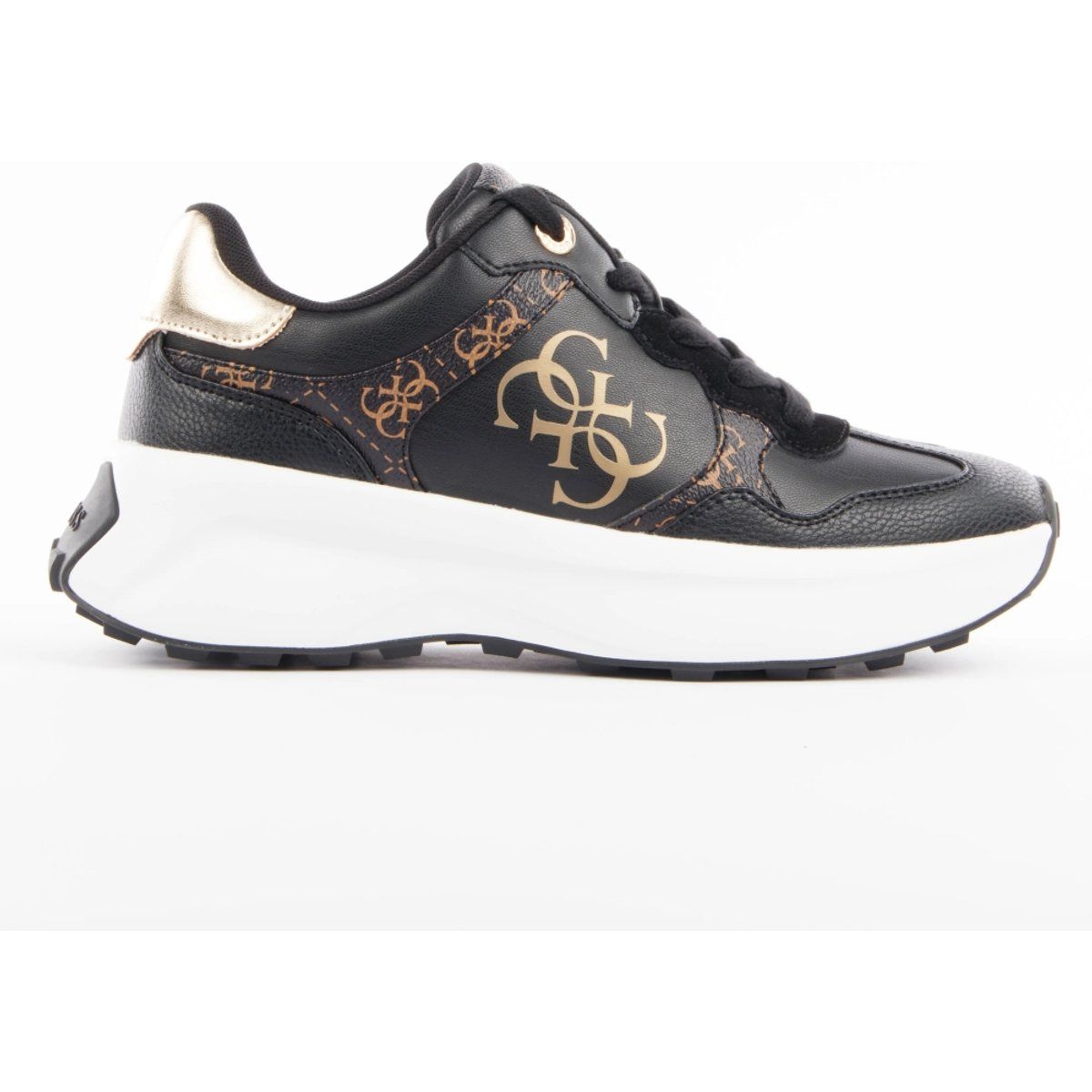 Plateau-Sneaker mit Monogramm-Muster