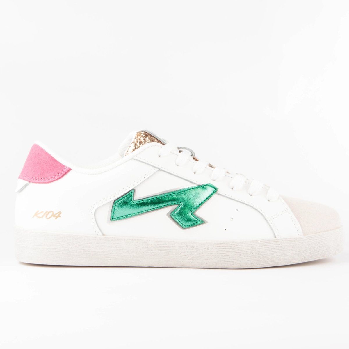 Low-Top Sneaker mit Metallic-Logo