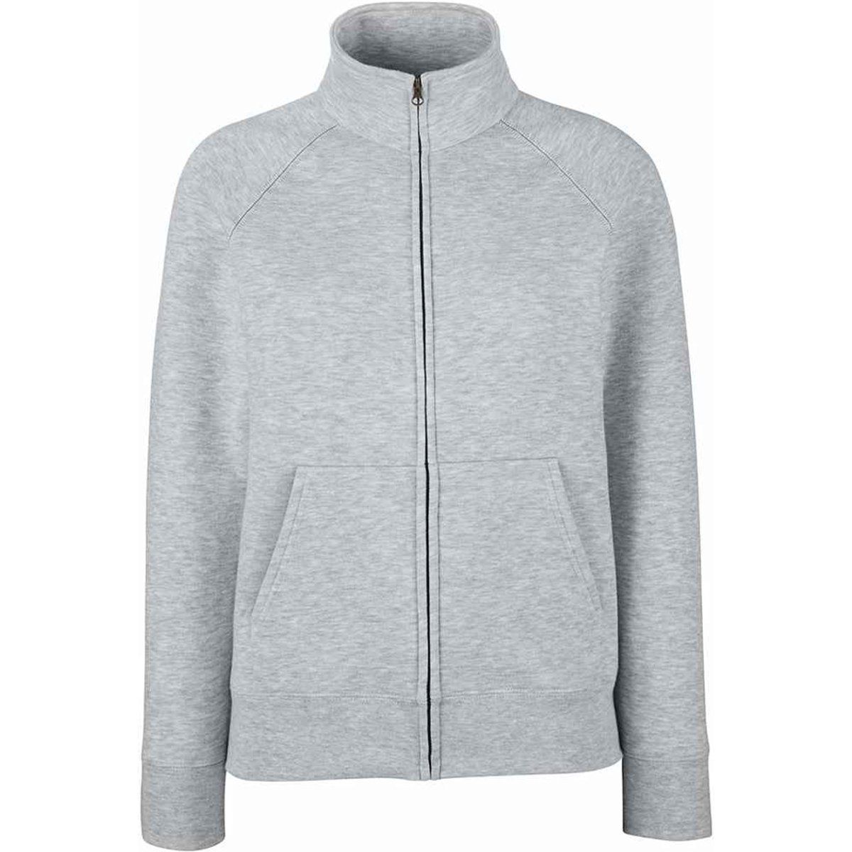 Klassische Raglan-Sweatjacke mit Reißverschluss