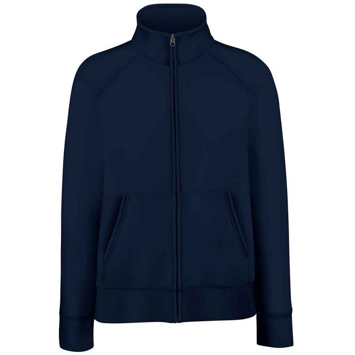 Sweatjacke mit Raglanärmeln und Reißverschluss