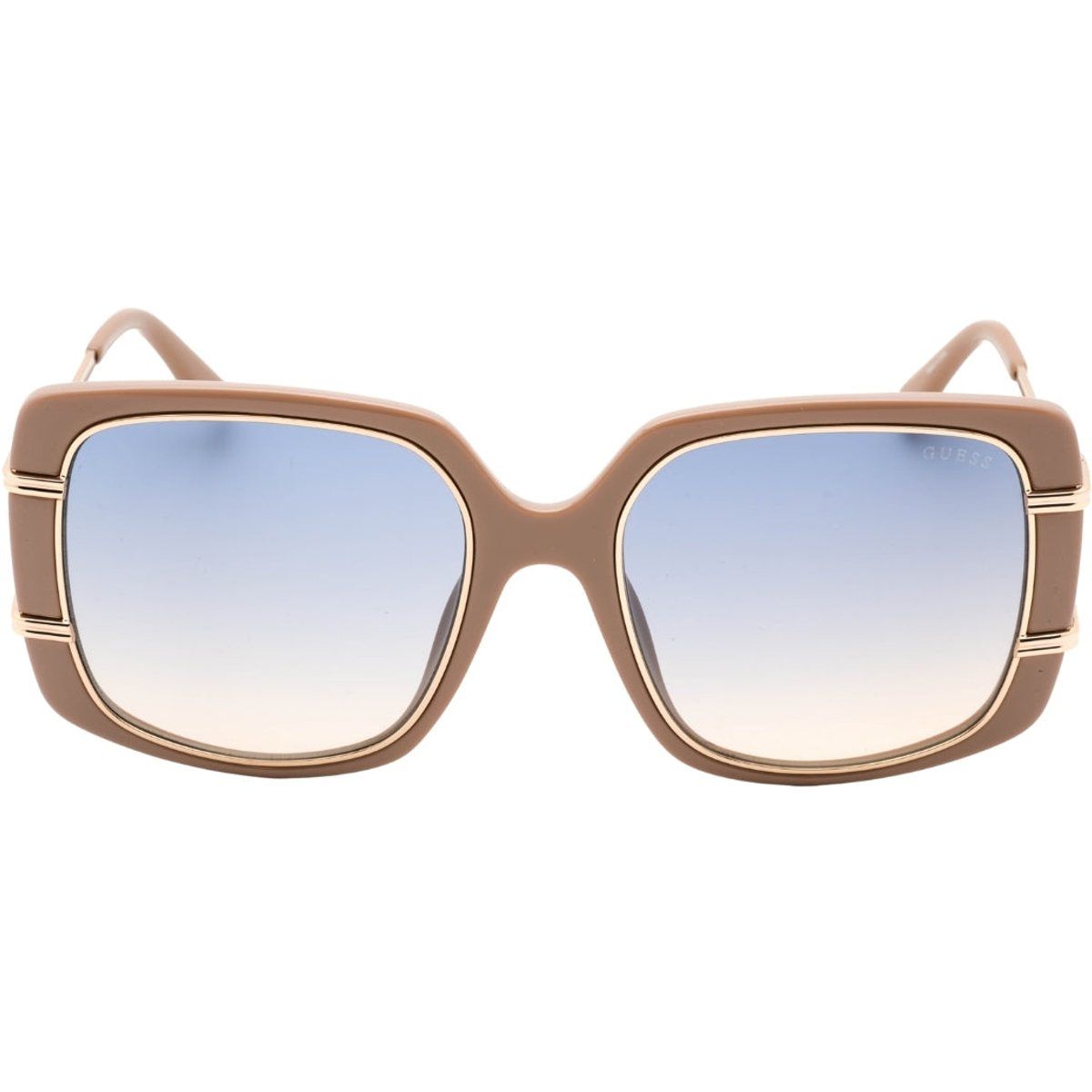 Quadratische Oversize-Sonnenbrille mit Farbverlauf