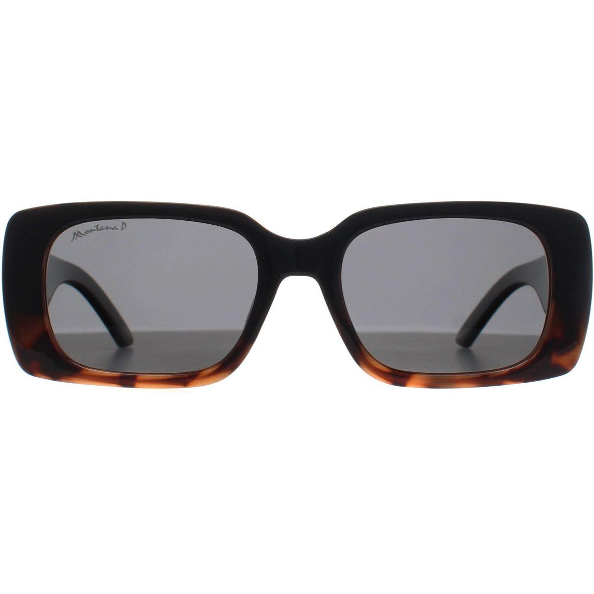 Schicke Rechteckige Zweifarbige Sonnenbrille