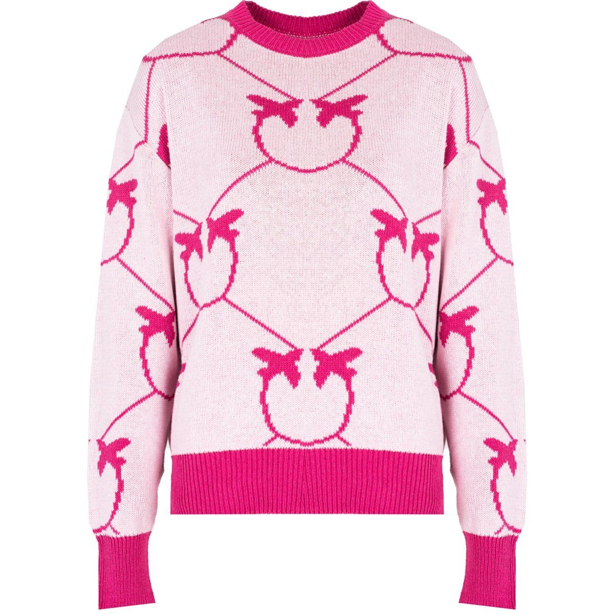 Strickpullover mit Logo-Intarsie