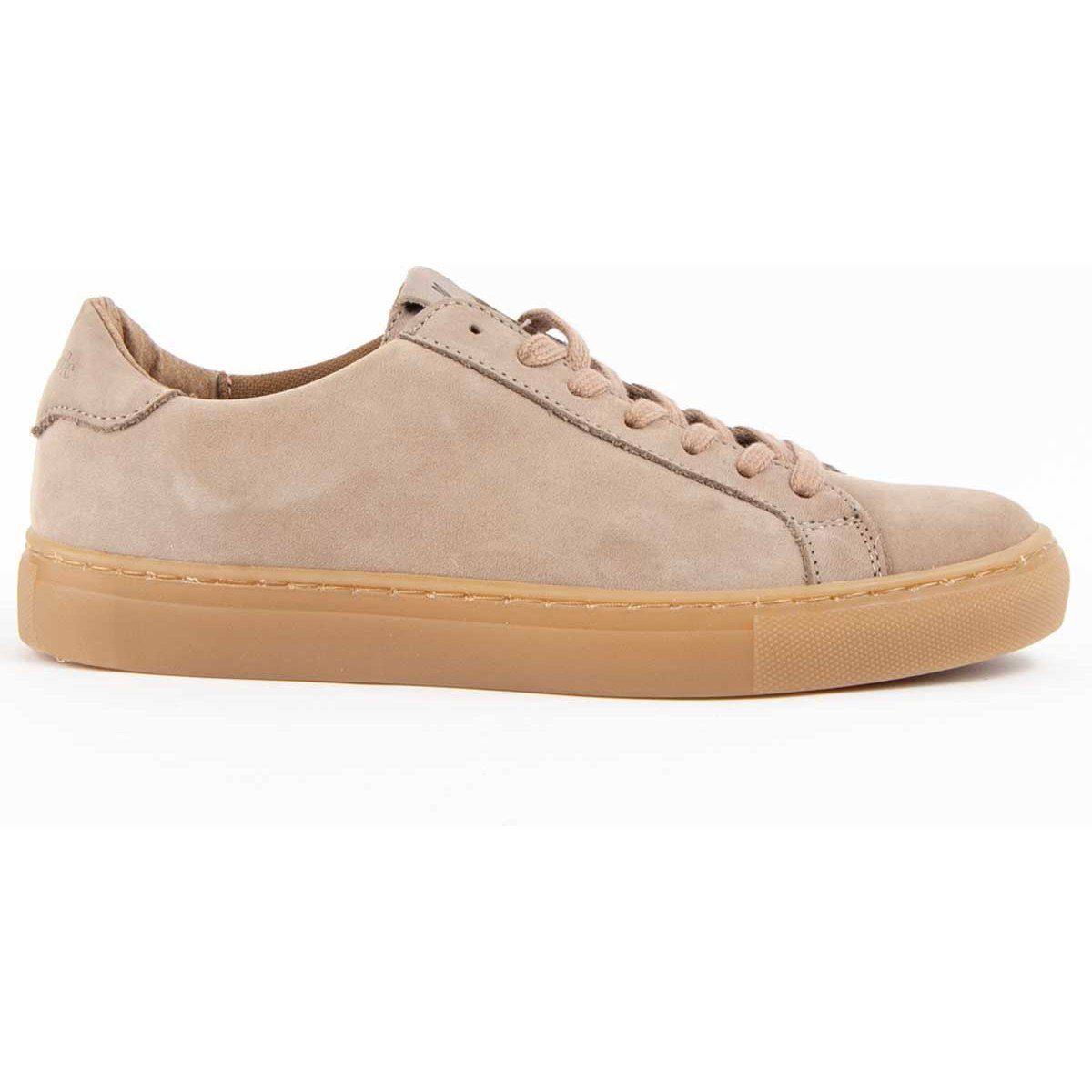 Minimalistische Low-Top Sneaker aus Wildleder