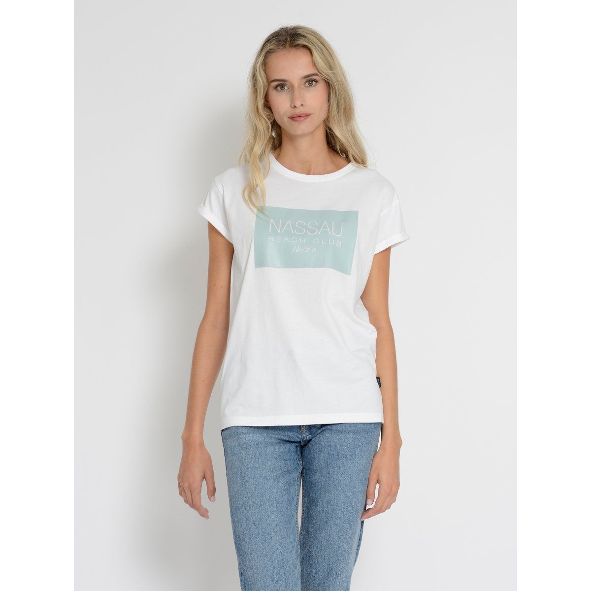 T-Shirt mit Grafik-Logo-Print