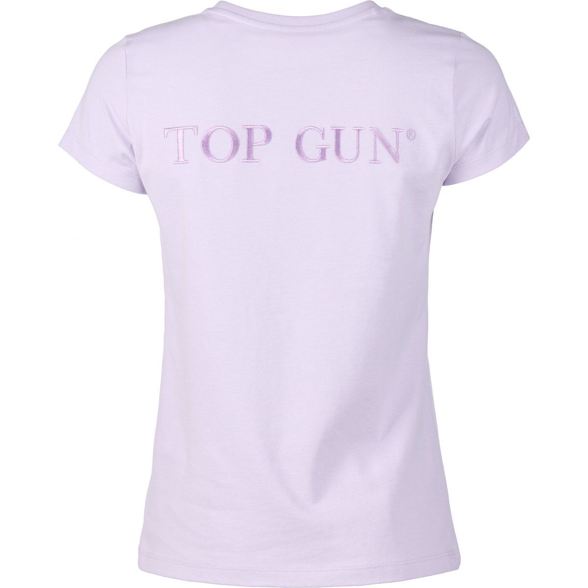 Baumwoll-T-Shirt mit Logostickerei