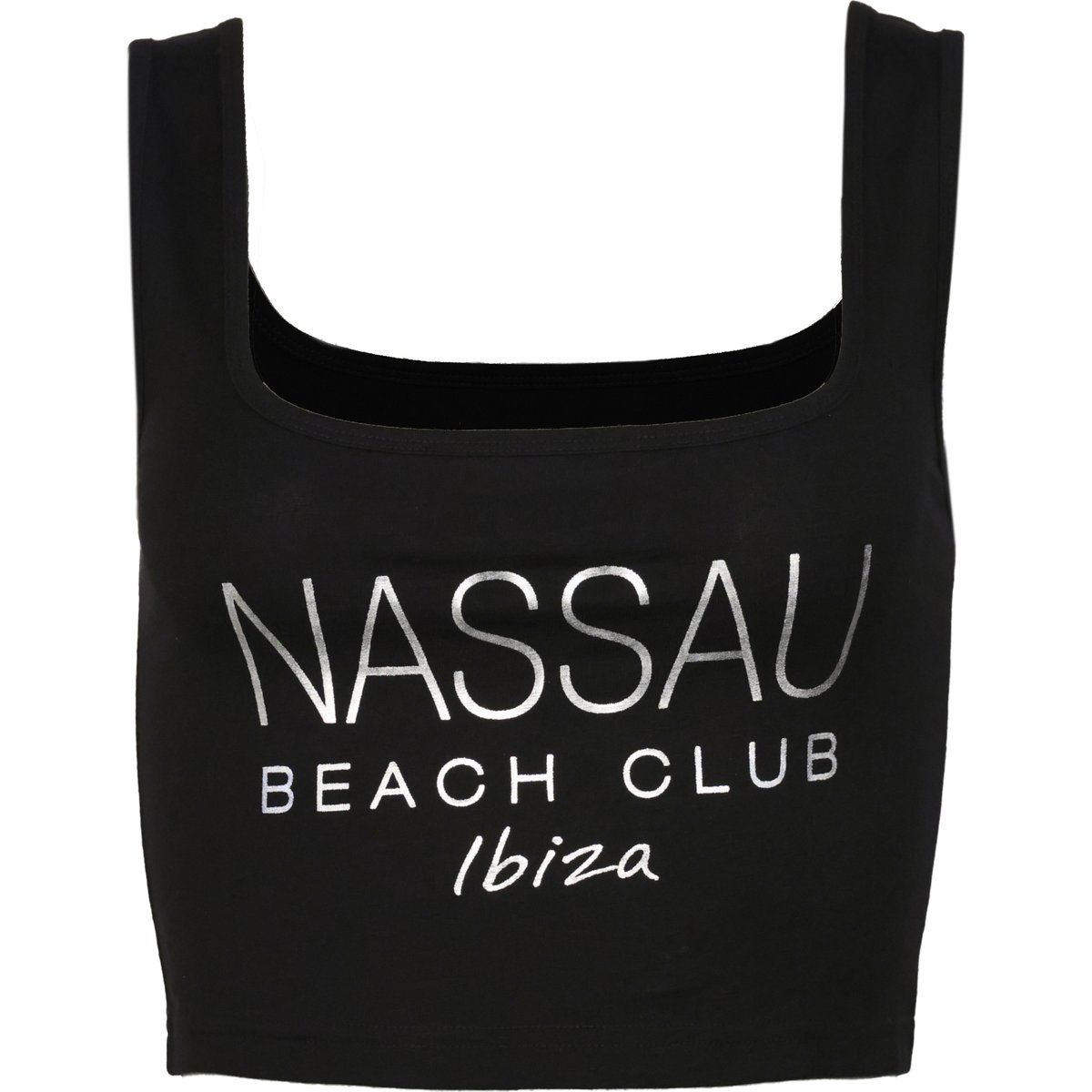 Bedrucktes Beach-Crop-Top