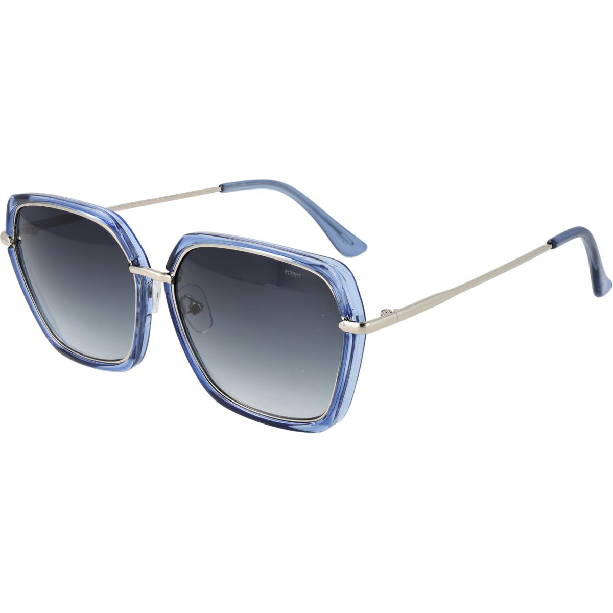 Moderne geometrische Sonnenbrille mit Farbverlauf