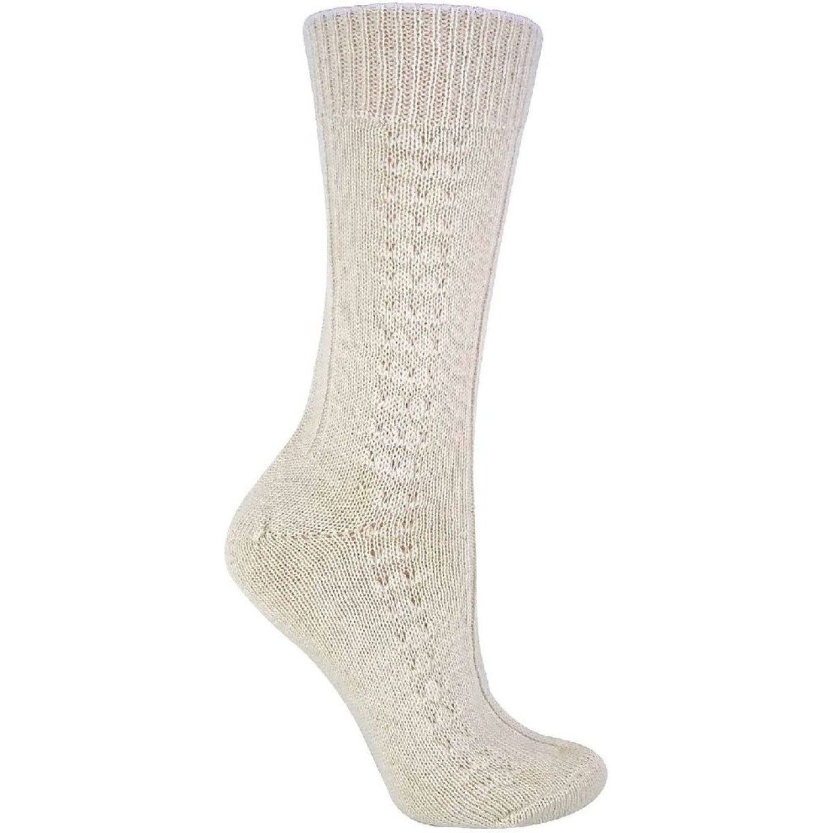 Weiche Bettsocken aus reiner Wolle