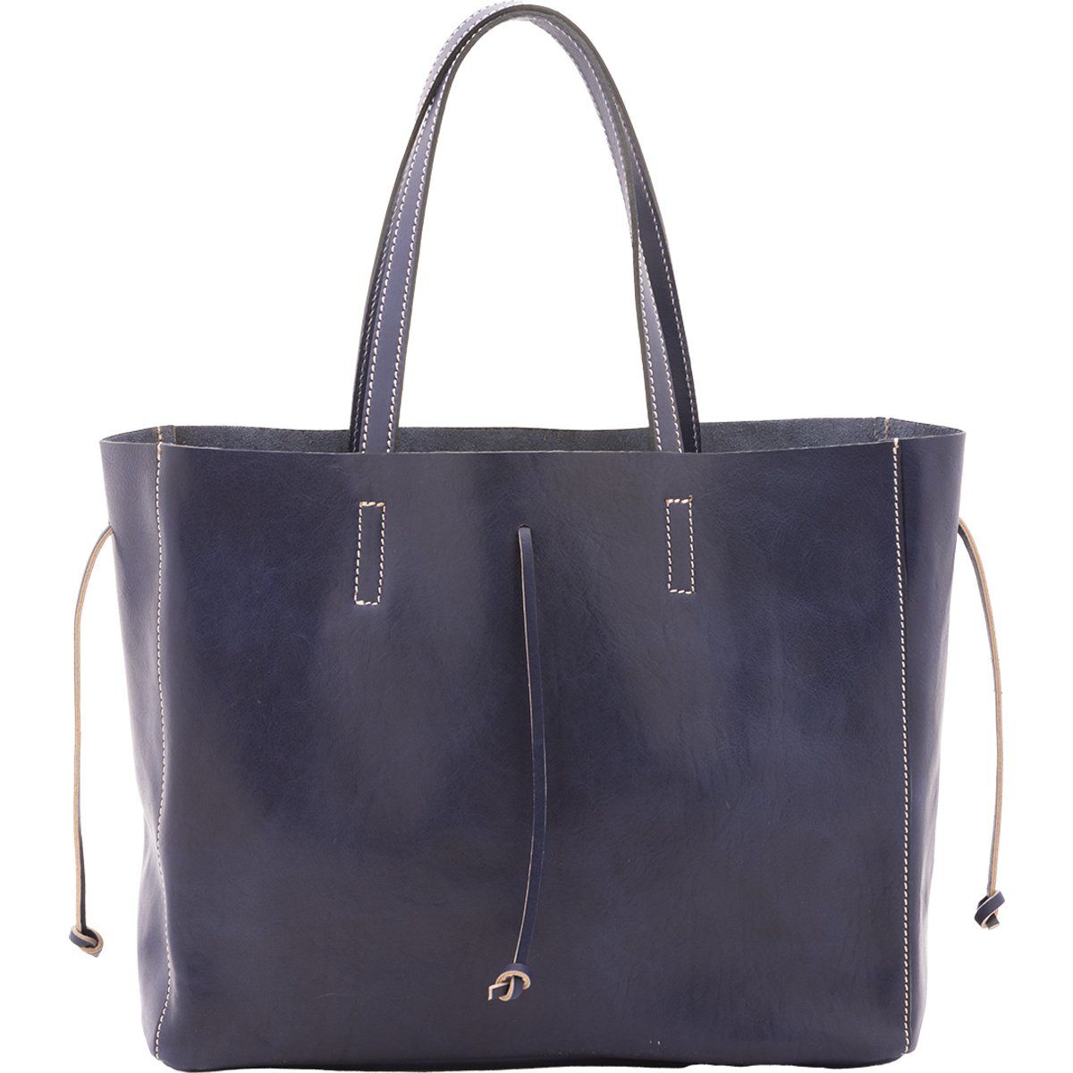 Minimalistische Shopper-Tasche aus Leder