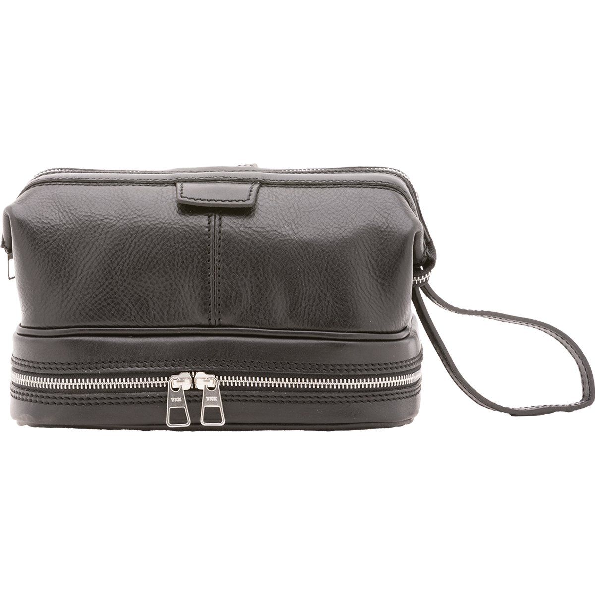 Leder-Reisetasche mit zwei Fächern