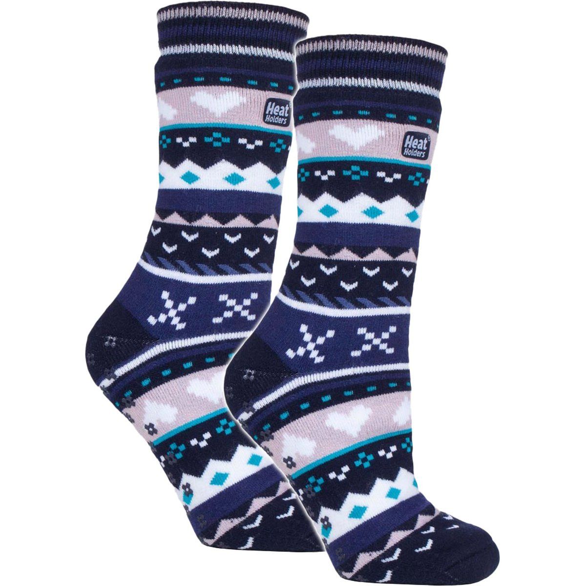 Nordische Fair-Isle Thermosocken
