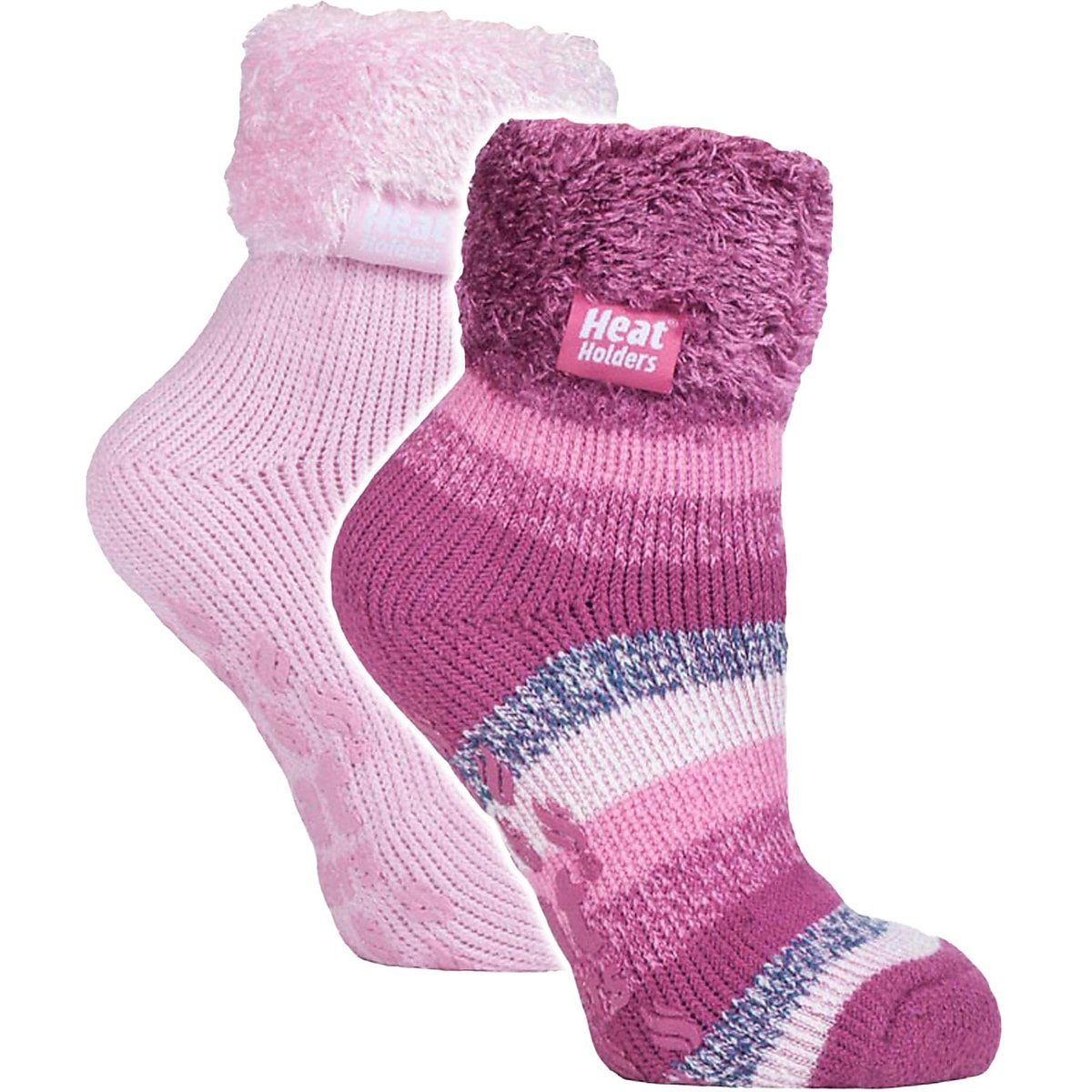 Thermostrick-Lounge-Socken mit Grip