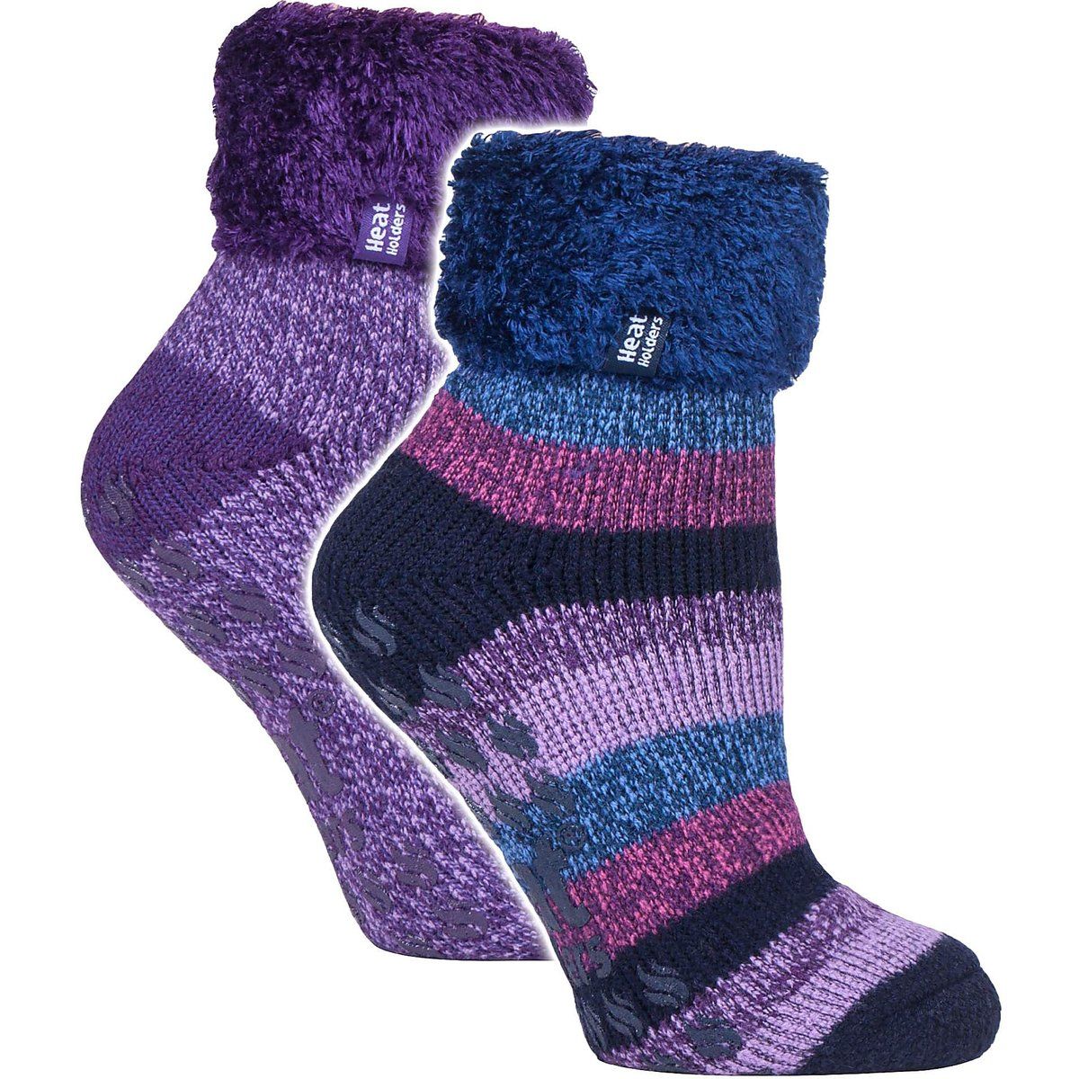 Dicke thermische Lounge-Socken mit Noppen