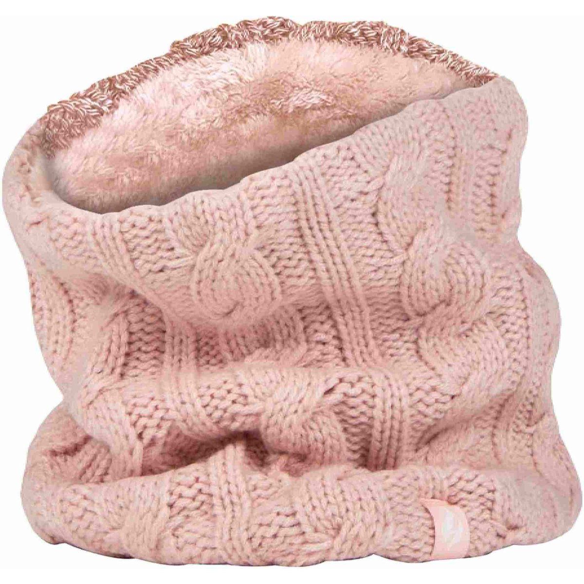 Thermo-Halswärmer mit Zopfmuster