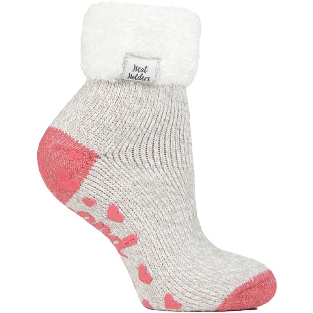 Thermo-Lounge-Socken mit Herz-Noppen