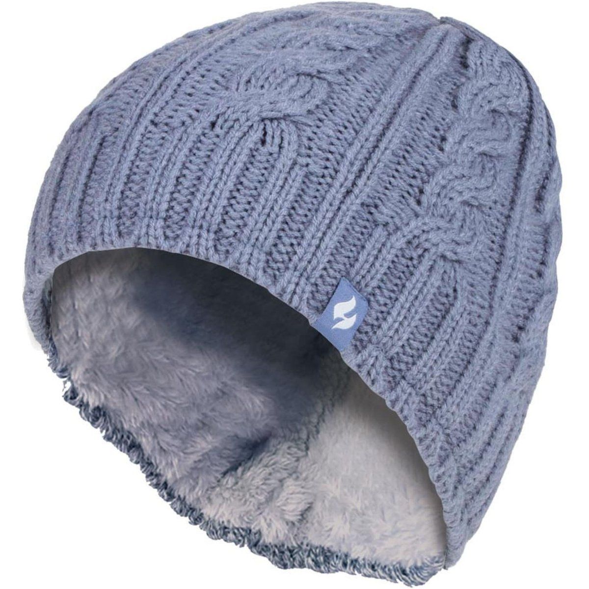 Zopfstrick Thermomütze für den Winter