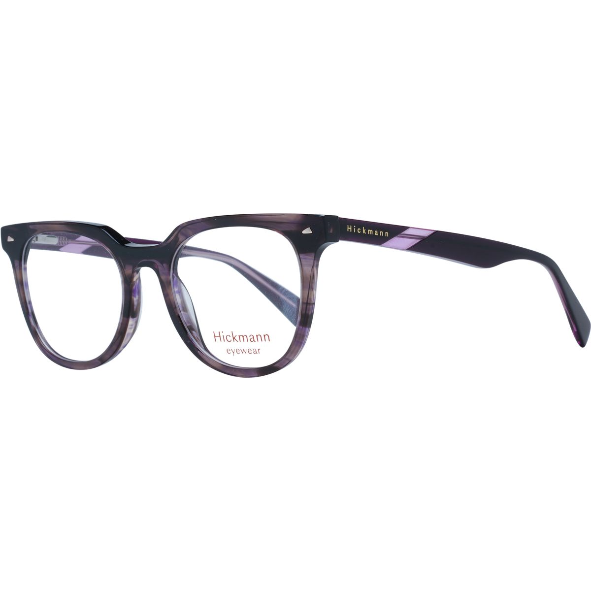 Rechteckige Brille aus marmoriertem Acetat