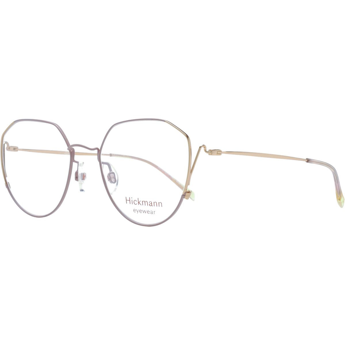Geometrische Vollrand-Metallbrille
