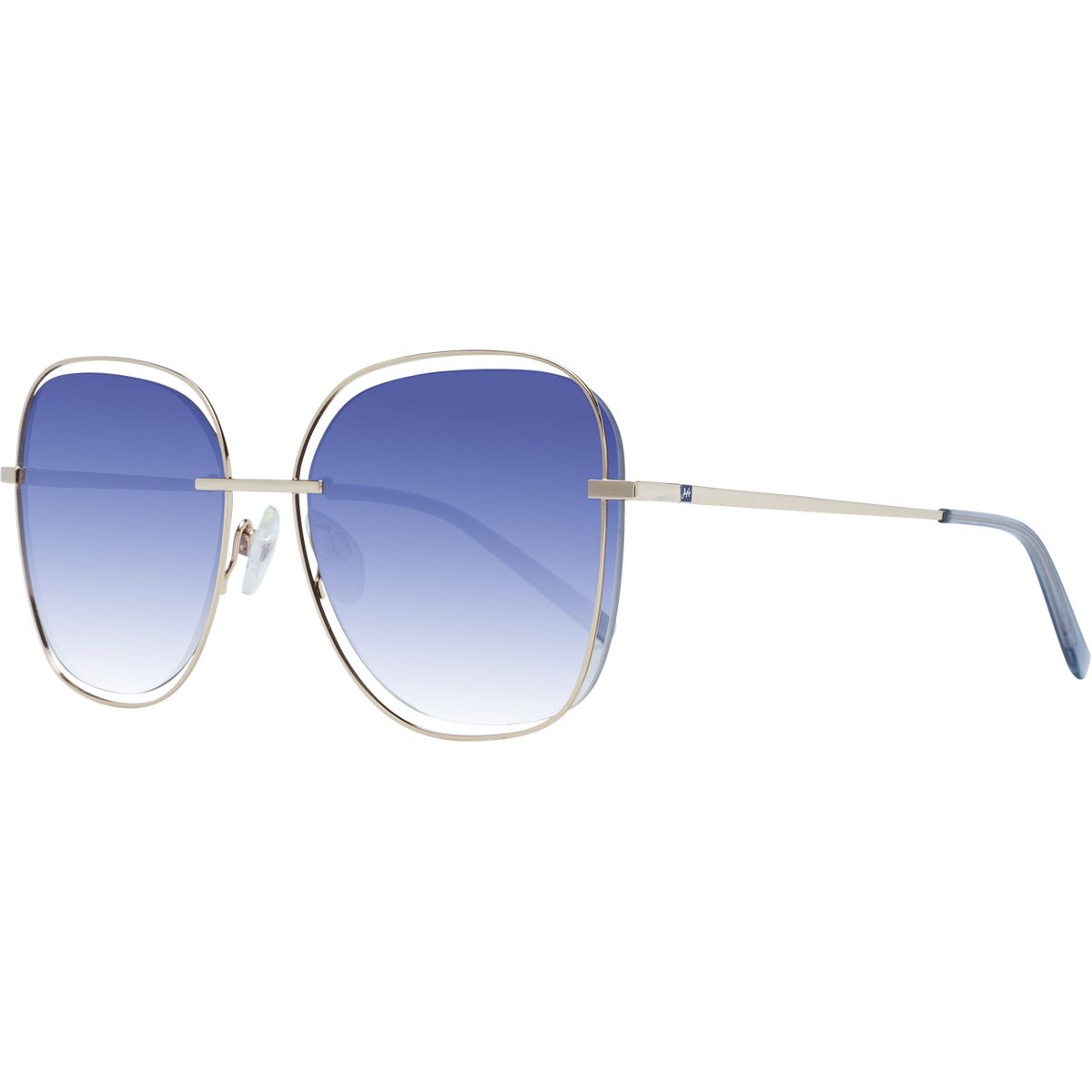 Oversized-Sonnenbrille mit Doppelrahmen