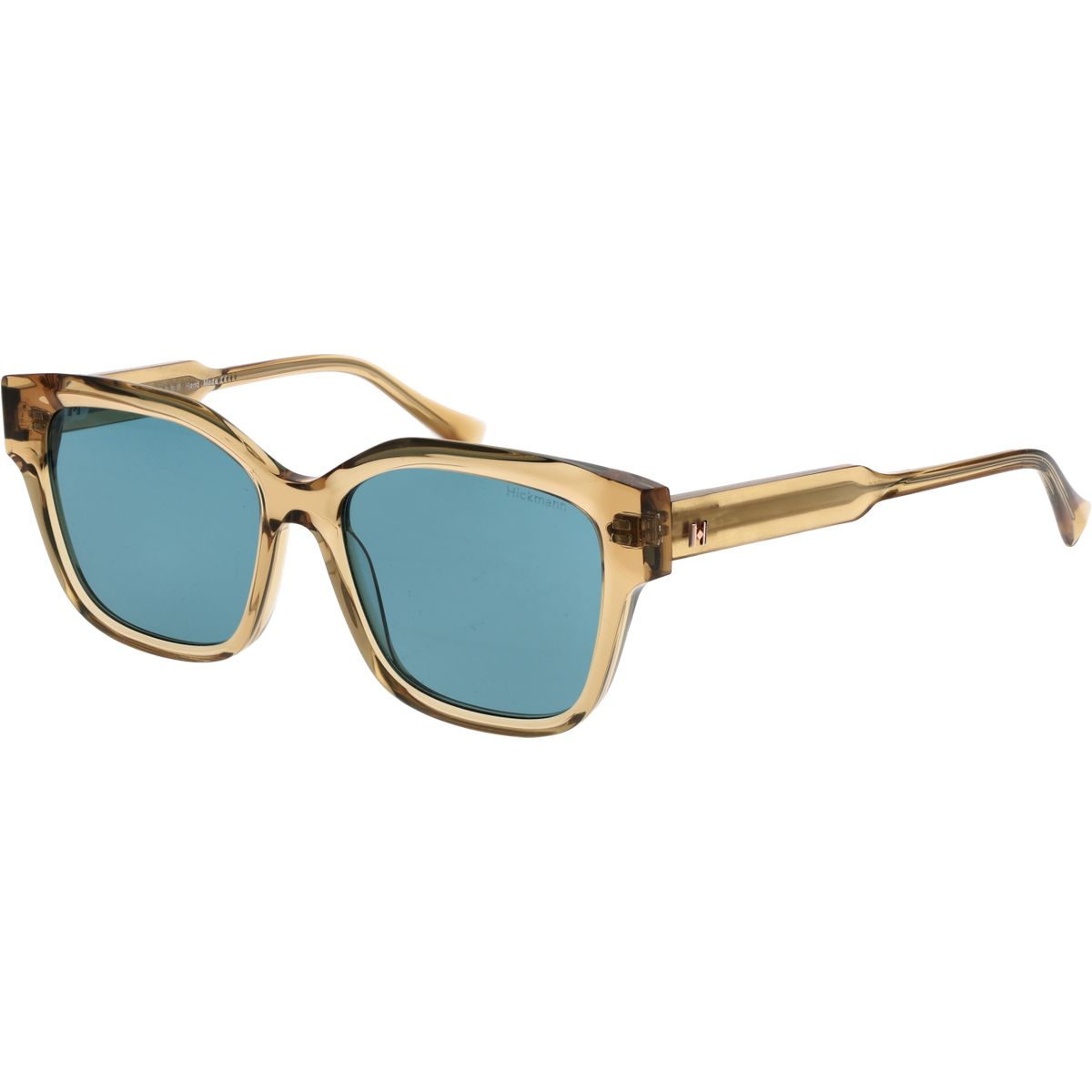 Quadratische Azetat-Sonnenbrille mit getönten Gläsern