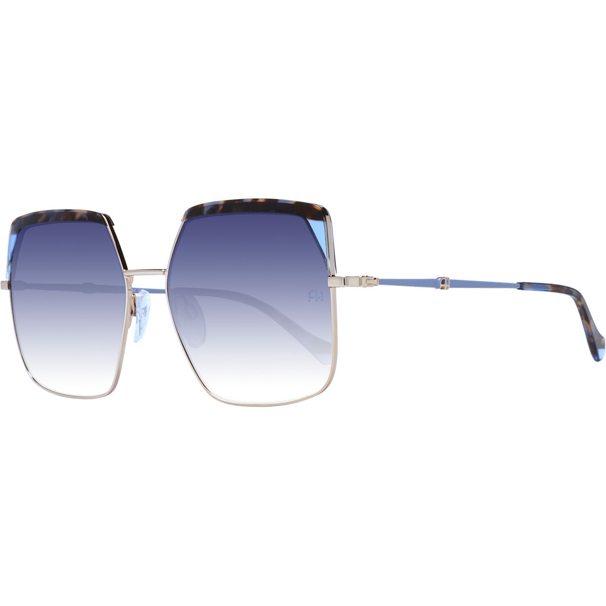 Übergroße quadratische Sonnenbrille mit Farbverlauf