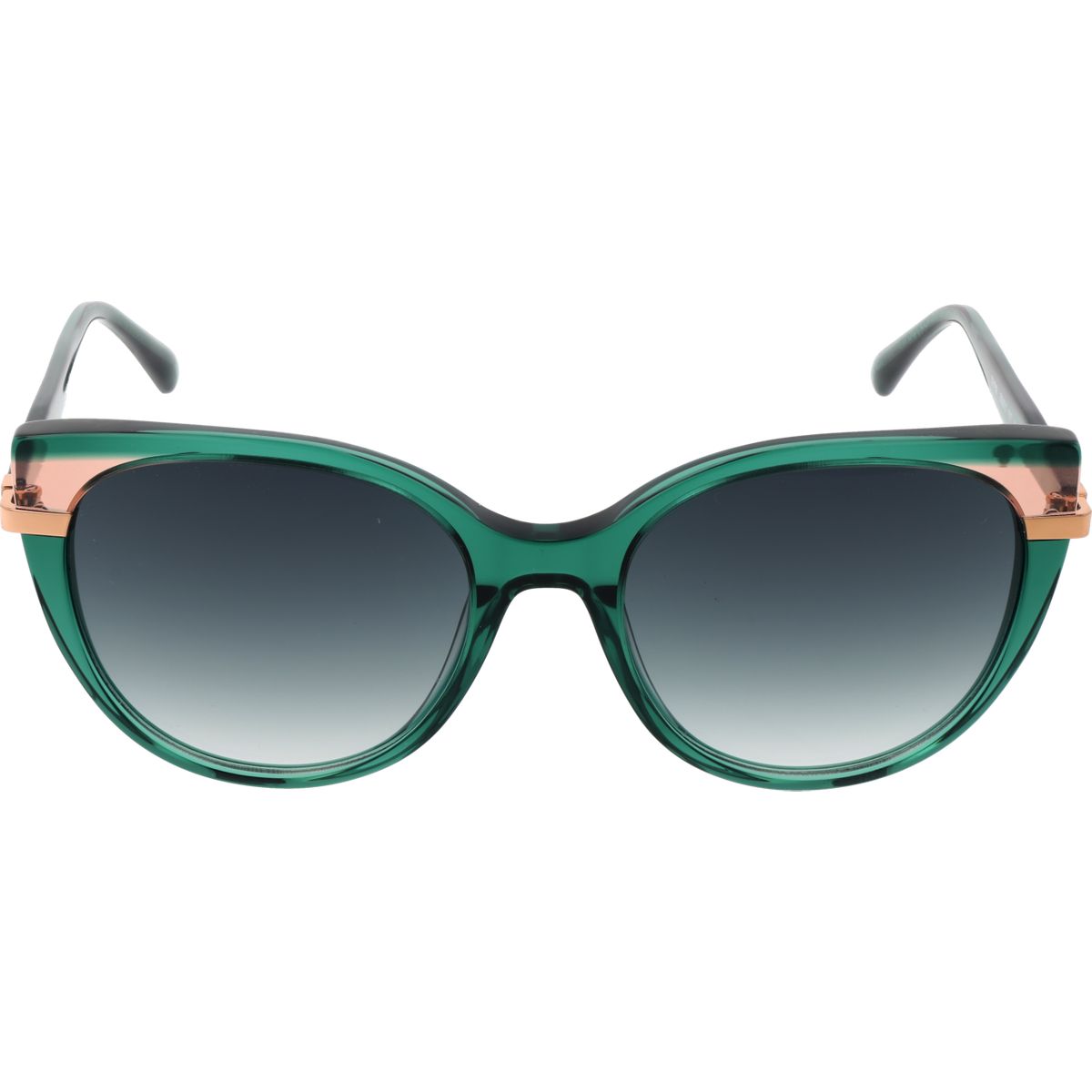 Schicke Cat-Eye-Sonnenbrille mit Metalldetails