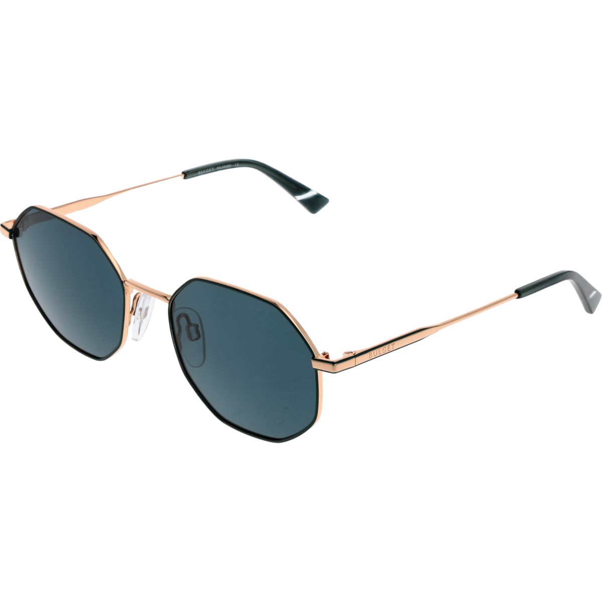 Geometrische achteckige Metall-Sonnenbrille