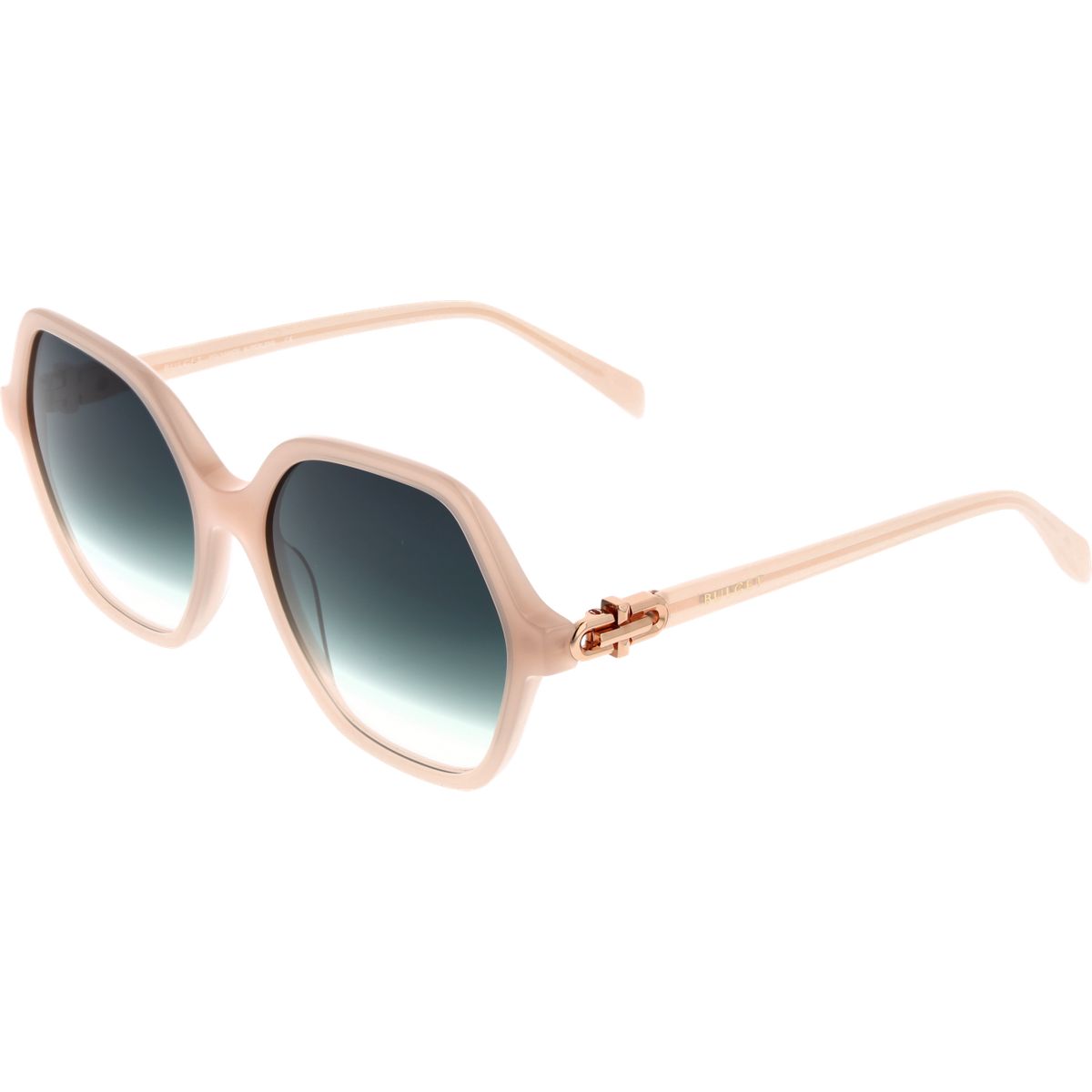 Übergroße Hexagonale Sonnenbrille mit Farbverlauf