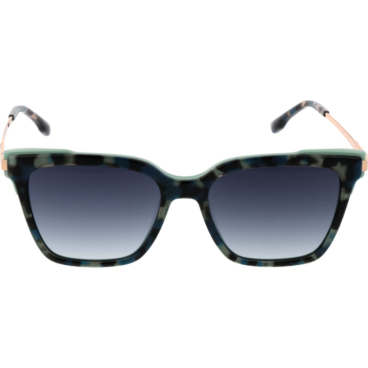 Quadratische Sonnenbrille mit Farbverlauf