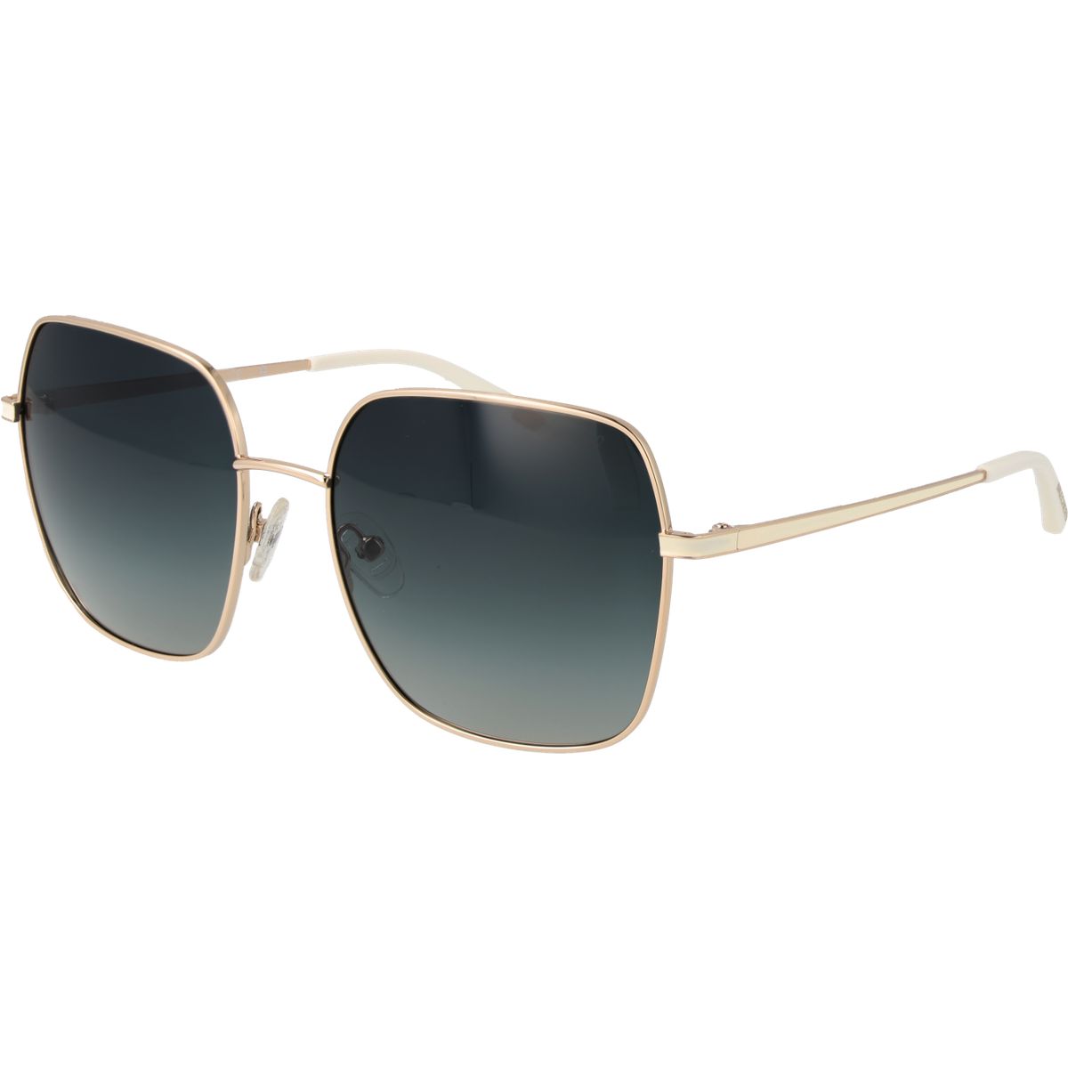 Übergroße quadratische Metall-Sonnenbrille