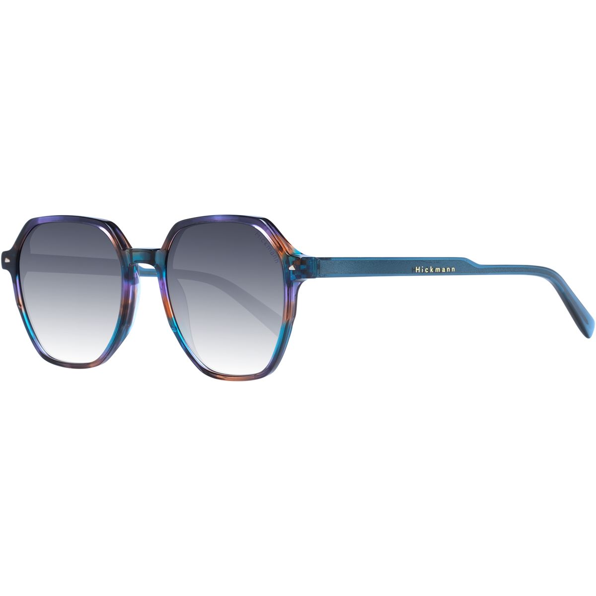 Geometrische Acetat-Sonnenbrille mit Farbverlauf