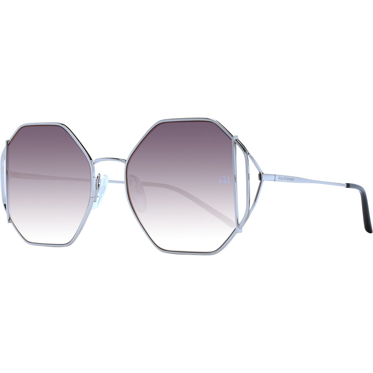 Geometrische Oversize-Sonnenbrille in Oktogonform
