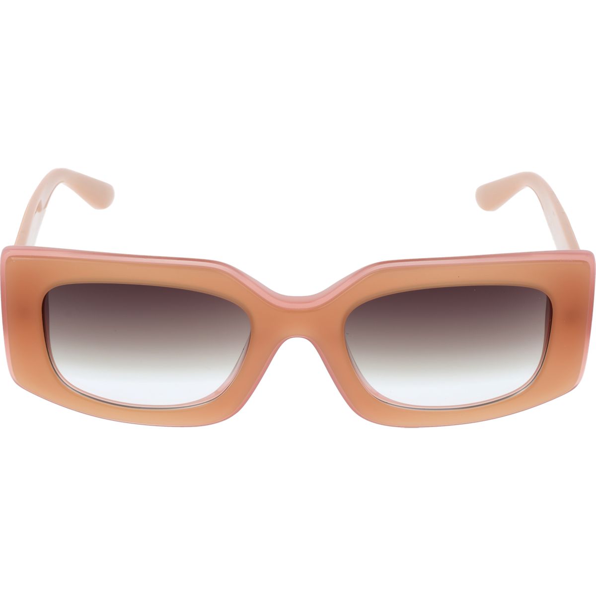 Rechteckige Sonnenbrille mit Verlaufsgläsern