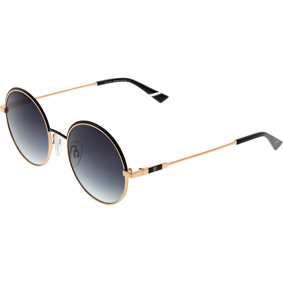 Elegante runde Metall-Sonnenbrille