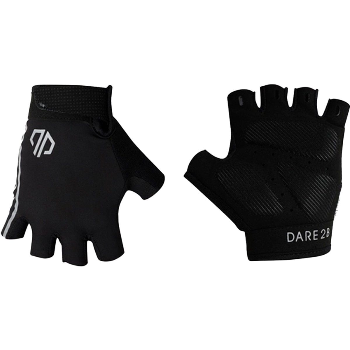 Reflektierende gepolsterte fingerlose Radhandschuhe