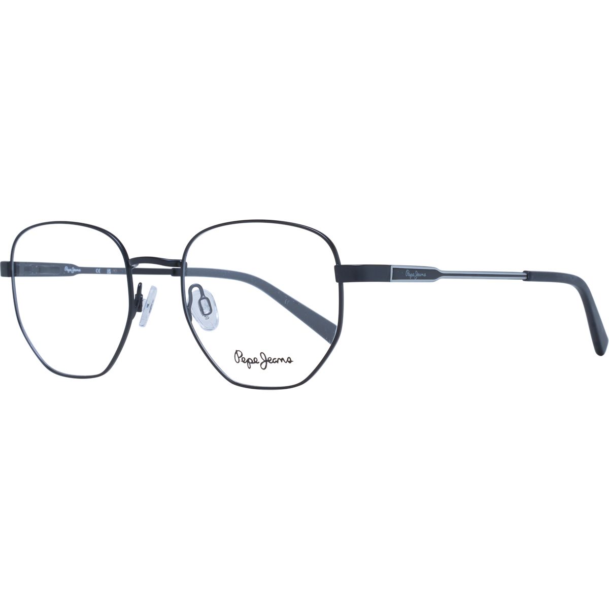 Elegante geometrische Metall-Brillenfassung