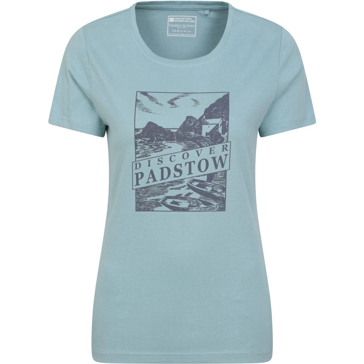 Grafik-T-Shirt mit Padstow-Motiv