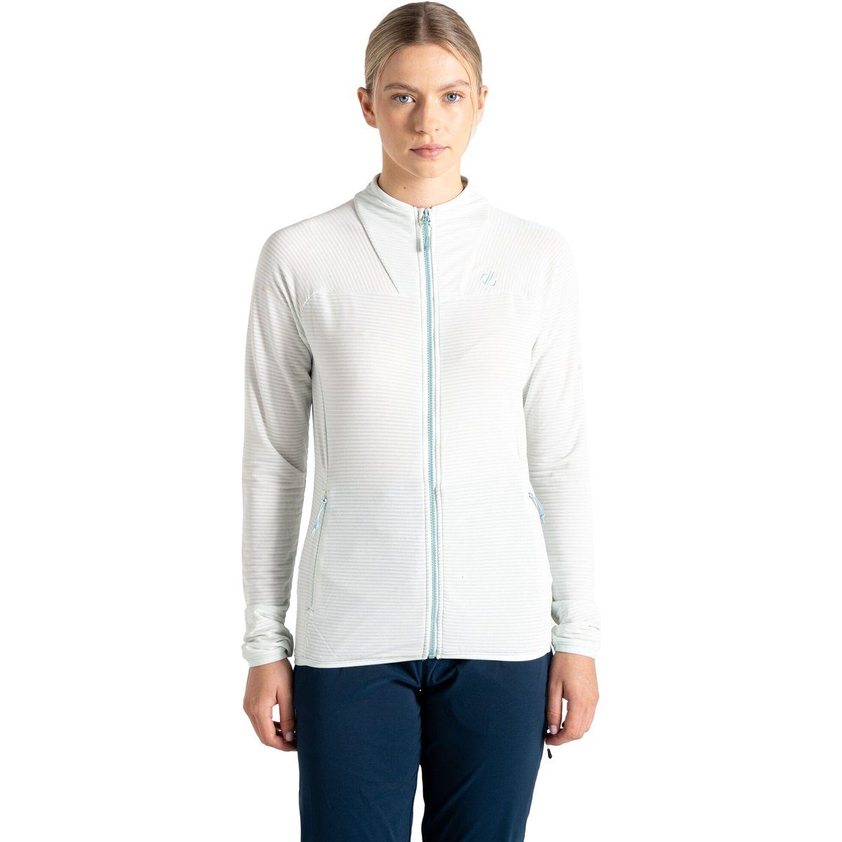 Strukturierter Performance-Midlayer mit Reißverschluss