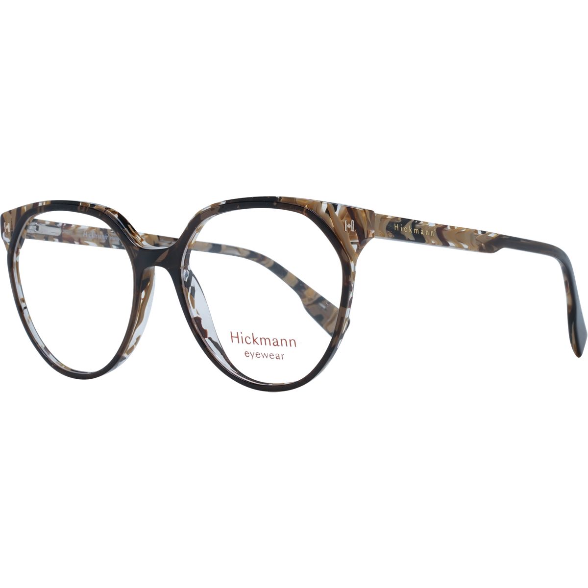 Runde Brille mit Schildpattmuster
