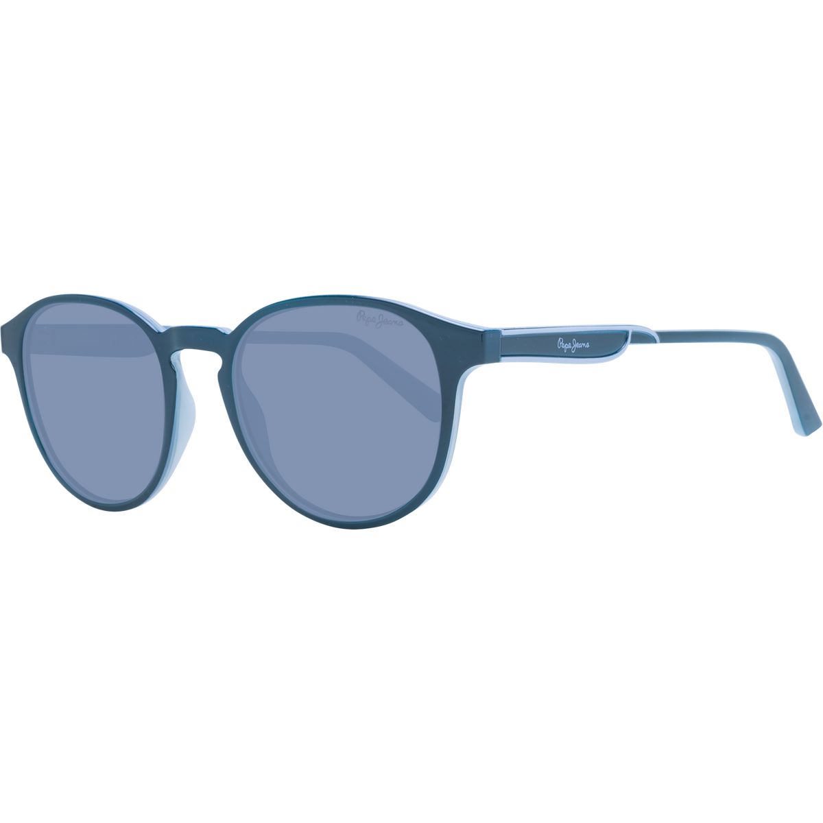Klassische Panto-Acetat-Sonnenbrille