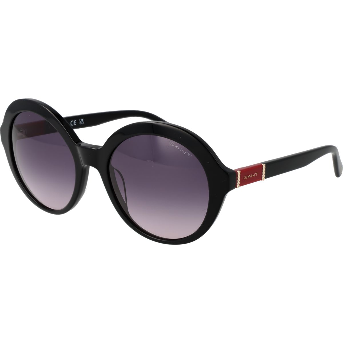 Übergroße Sonnenbrille mit Rundem Rahmen