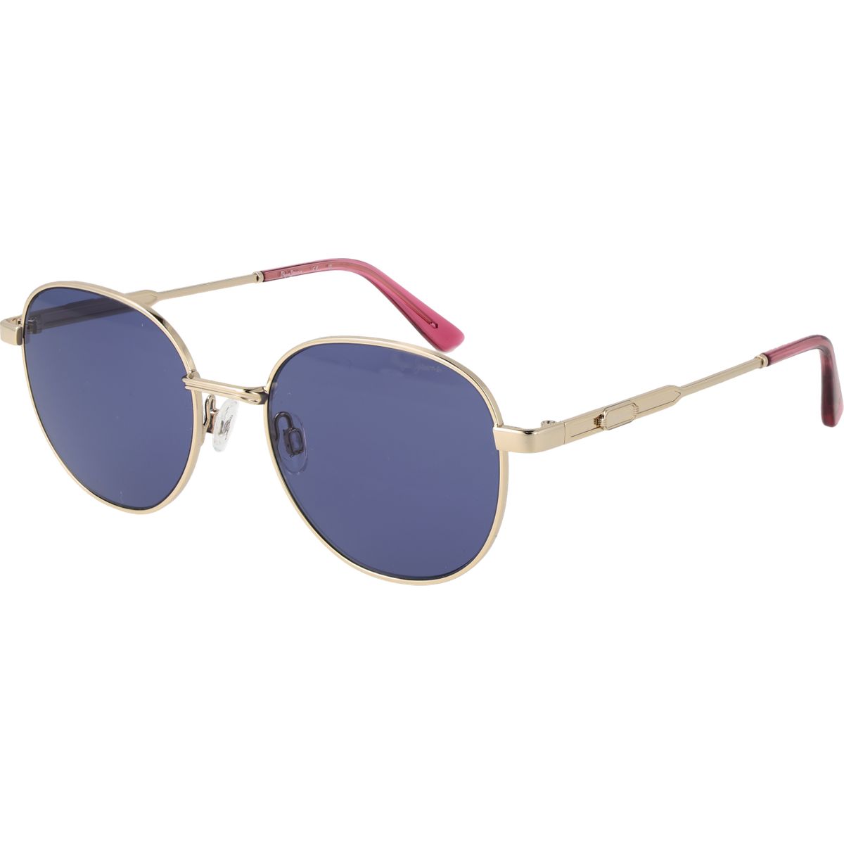 Elegante runde Metall-Sonnenbrille