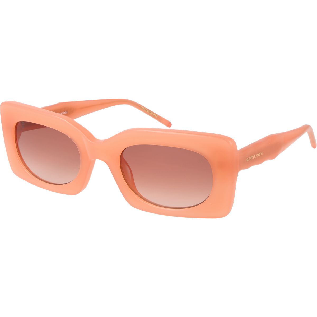 Markante rechteckige Sonnenbrille
