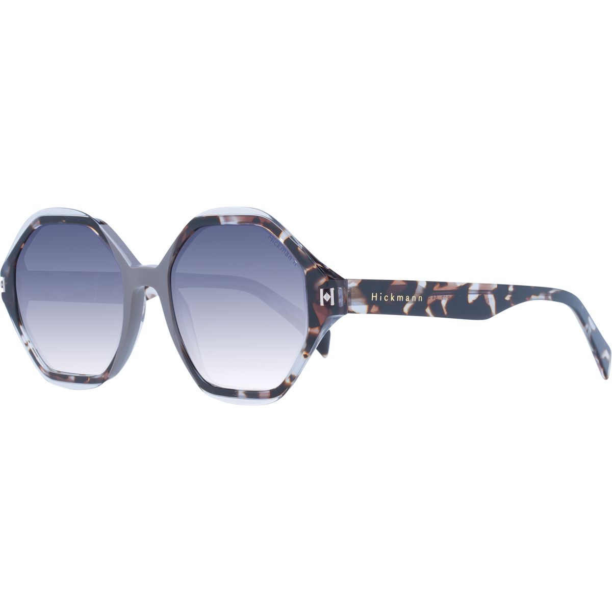 Hexagonale Sonnenbrille mit Verlaufsgläsern